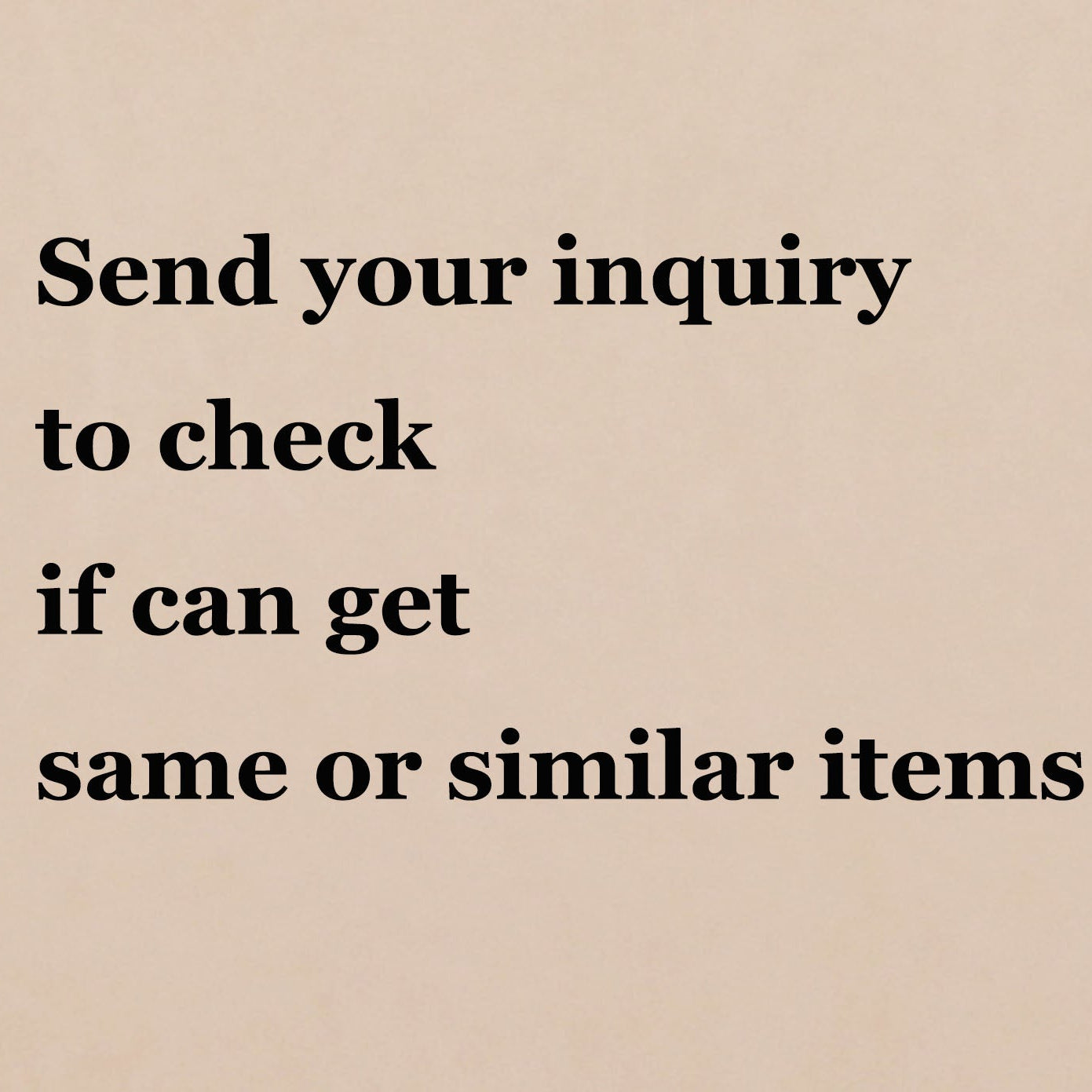 Custom Listing-send you photos to our email to check the price