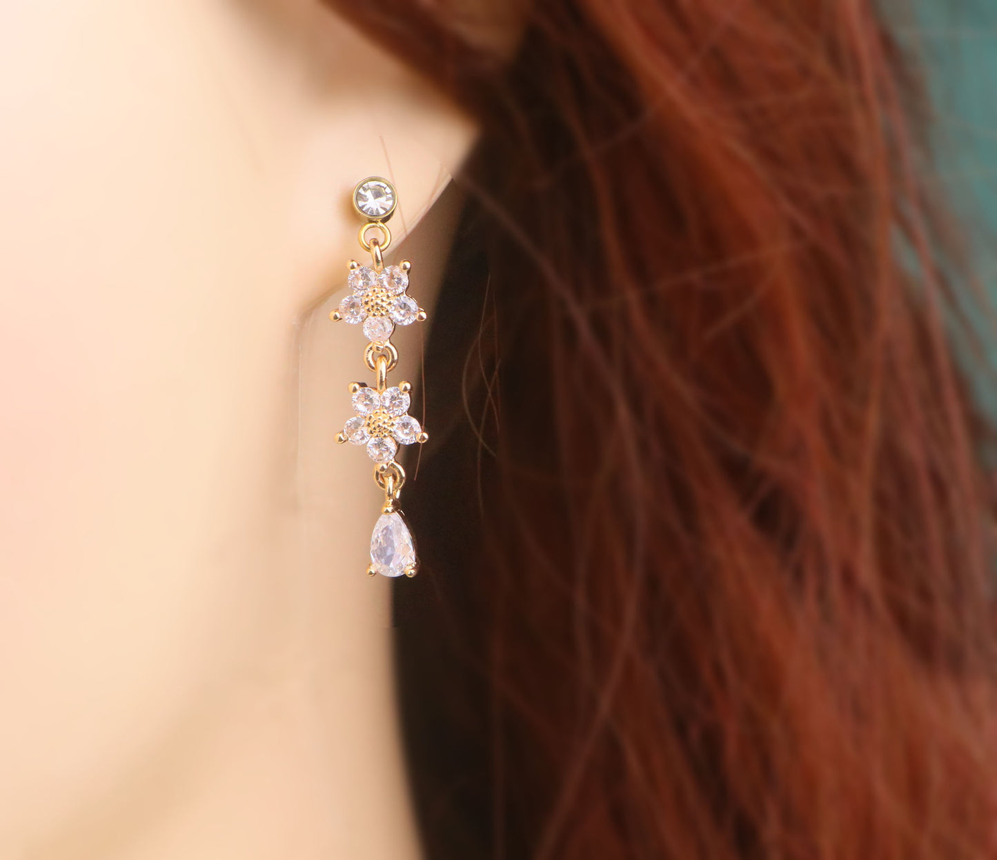 Gold Emerald Green Olive Leaf Vine Necklace,Green Diamond Leaf Flower Fairy Choker Necklace, Regency bridal Necklace